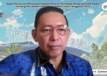 Foto: Takut Unjuk Rasa Rusuh, Rapat Paripurna DPRD Medan Digelar Online 4