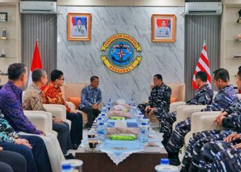 Perkuat Ketahanan Energi Maritim, Pertamina Patra Niaga Sumbagut Sinergi dengan Kodaeral I Belawan 2 Kunjungan Executive General Manager (EGM) Pertamina Patra Niaga Regional Sumbagut, Sunardi, beserta jajaran manajemen ke Komando Daerah Angkatan Laut (Kodaeral) I Belawan, Senin (29/09/2025).(Dok:Pertamina Sumbagut)