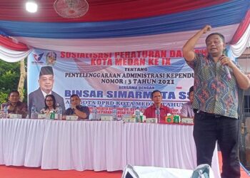 Foto: Selalu Jadi Keluhan Warga, Binsar Simarmata Minta Dishub Medan Serius Benahi LPJU 10