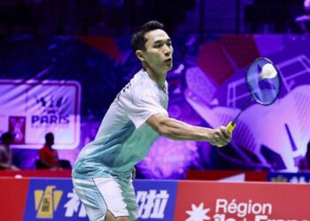 Foto: Jonatan Christie Kalahkan Kenta Nishimoto, Lolos ke 16 Besar China Masters 4