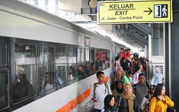 Sepanjang Januari–Agustus 2025, total pelanggan KA Srilelawangsa yang menggunakan layanan ini melonjak 41%,.(DOK:KAI Bandara)