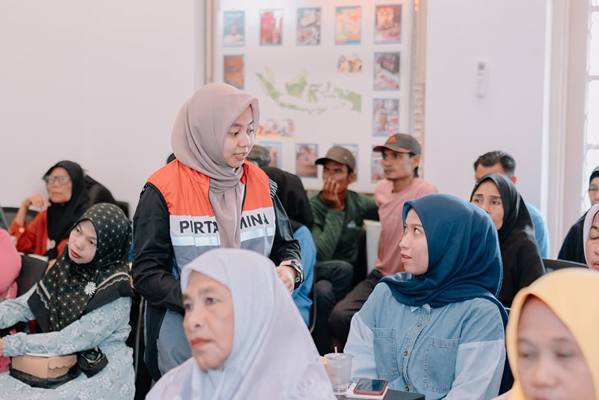 Foto: Sebanyak 39 pelaku UMKM binaan CSR mendapatkan pelatihan di Rumah BUMN Medan.(Dok:Pertamina Sumbagut)