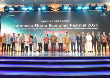Gubernur Bank Indonesia (BI), Perry Warjiyo, dalam acara pembukaan Indonesia Sharia Economic Festival (ISEF) 2025.(Dok:BI)