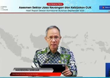 Ketua Dewan Komisioner OJK, Mahendra Siregar.(tangkapan layar YouTube/SeputarSumut)