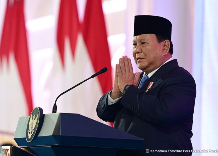 Foto: Presiden RI Prabowo Subianto.(Foto:BPSetpres)