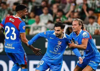 Foto: Hasil Liga Spanyol: Atletico Tundukkan Real Betis 2-0, Giuliano-Baena Cetak Gol 6