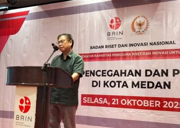 Badan Riset dan Inovasi Nasional (BRIN) bersama Komisi X DPR RI menggelar Bimtek bertema “Pencegahan dan Pemulihan Stunting di Kota Medan” pada Senin, 13 Oktober 2025, di Hotel Four Points By Sheraton, Medan.(SeputarSumut.com/Siong)