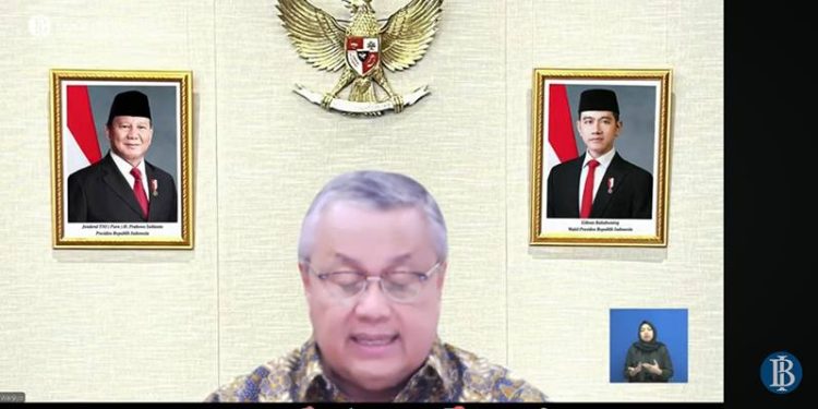 Gubernur Bank Indonesia, Perry Warjiyo.(tangkapan layar)