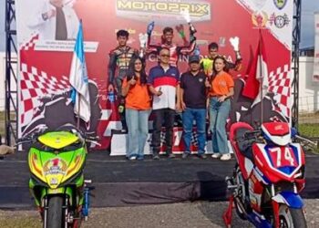 Foto: Pembalap Belia Sumut juara umum Beginner Motorprix Sumatera 7