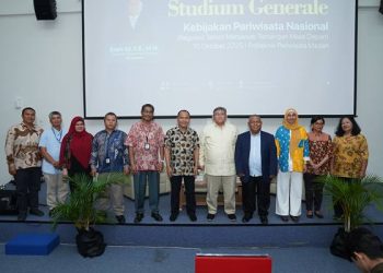 Politeknik Pariwisata (Poltekpar) Medan sukses menggelar kegiatan Stadium Generale pada hari Jumat, 10 Oktober 2025, di Amphiteater Gedung Kuliah Terpadu.(Dok:Poltekpar Medan)