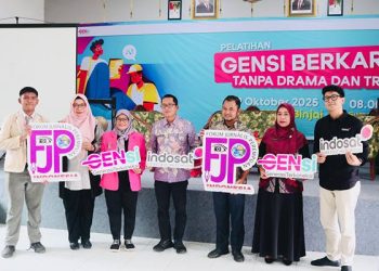 Kegiatan Workshop Literasi Digital yang diadakan oleh Indosat Ooredoo Hutchison (Indosat atau IOH) berkolaborasi dengan Forum Jurnalis Perempuan Indonesia (FJPI) Provinsi Sumatera Utara pada Kamis (9/10).(Dok:Indosat)