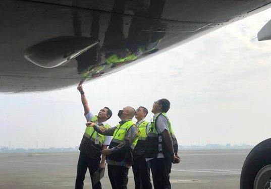 Menhub Perintahkan Ramp Check Total Demi Keselamatan Nataru 2025/2026 1 Menteri Perhubungan Dudy Purwagandhi melaksanakan ramp check.(foto:Okezone)