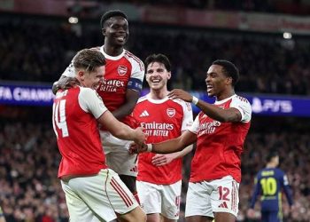 Foto: Arsenal Hancurkan Atletico Madrid 4-0, Gyokeres Cetak Brace di UCL 5