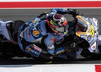 Foto: Hasil MotoGP Mandalika 2025: Fermin Aldeguer Juara, Marc Marquez dan Bezzecchi Crash di Lap Awal 7