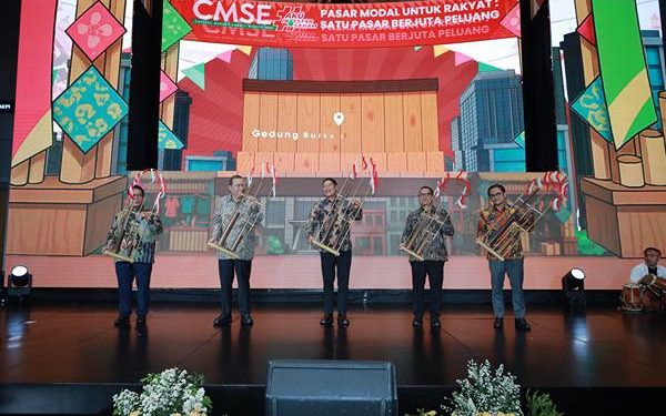 CMSE 2025 Usung Tema Pasar Modal untuk Rakyat, Satu Pasar Berjuta Peluang 1 Pembukaan CMSE 2025, Jumat (17/10).(Dok:BEI)