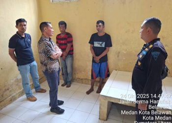 Foto: Tertangkap Tangan! DPO Pencuri Alat KAI Divre I Sumut Dibekuk Polisi 5