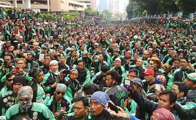 Foto: Pemerintah tengah mengupayakan penerbitan regulasi baru yang khusus mengatur perlindungan bagi pengemudi ojek online (ojol).(Ist)