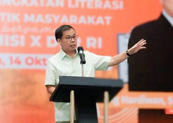 Dr. Sofyan Tan, Anggota Komisi X DPR RI dari Fraksi PDI Perjuangan dalam acara Sosialisasi Sensus Ekonomi 2026 oleh Badan Pusat Statistik (BPS) bekerja sama dengan Komisi X DPR RI pada Selasa (14/10).(Ist)