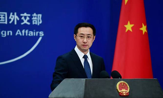 Foto: Juru bicara Kementerian Luar Negeri Tiongkok Lin Jian.(Foto:Global Times)