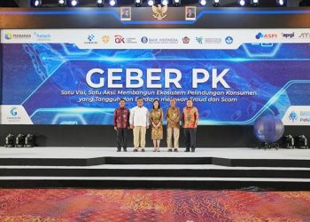 BI & OJK Luncurkan GEBER PK 2025: Perkuat Konsumen dari Penipuan Digital 3 Acara Apresiasi dan Kick Off GEBER PK 2025/2026 di Jakarta (3/11).(Dok:Bank Indonesia)