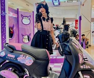 Foto: Bukan Sekadar Skutik, Scoopy Kuromi Tawarkan Gaya dan Eksklusivitas Bagi Pecintanya 10