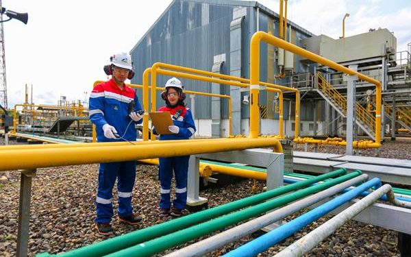 Tancap Gas, PGN Mulai Bangun Titik Injeksi Biomethane di Pagardewa 1 Ilustrasi foto Stasion Kompresor Gas Pagardewa PGN di Sumatera Selatan.(Dok:PGN)