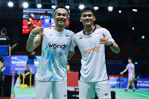 Foto: Fajar/Fikri berhak melangkah ke partai puncak di ajang Australia Open 2025.(PBSI)