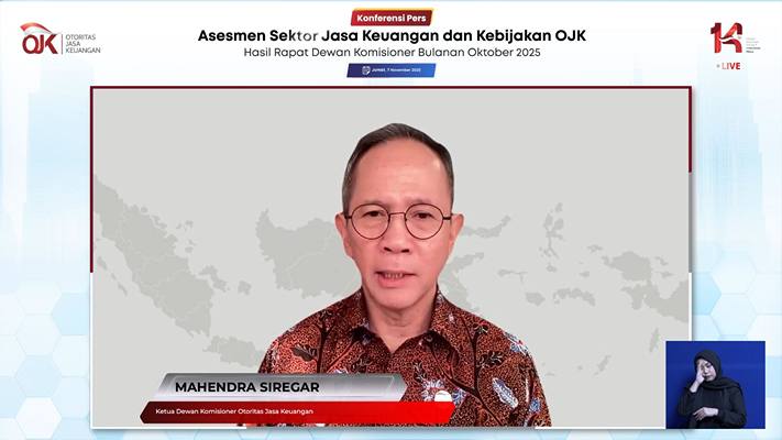 Foto: Ketua Dewan Komisioner OJK, Mahendra Siregar.(Dok:OJK Sumut)
