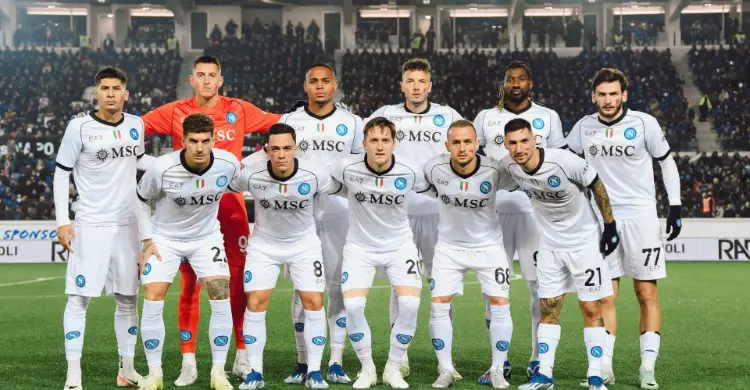 Foto: Kemenangan meyakinkan dengan skor 3-1 berhasil diraih Napoli saat menjamu Atalanta (Foto : IG@fcnapoli)