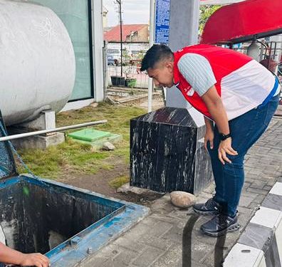 Cek Fakta Pertamina: Kabar Pertalite Oplosan di Kampung Lalang Medan Hoaks 1 Tim teknis Service Quality Pertamina Patra Niaga telah diterjunkan untuk melakukan pengecekan langsung ke SPBU di sekitar Kampung Lalang.(Dok:Pertamina Sumbagut)