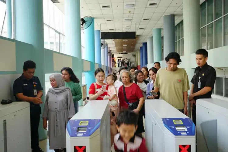 Foto: Railink mengumumkan adanya pembatalan layanan Kereta Api (KA) Srilelawangsa untuk relasi Medan–Binjai–Kualabingai yang dijadwalkan pada Jumat, 28 November 2025.(Dok:KAI Bandara)