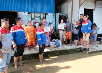 Foto: Aksi Cepat Pertamina Peduli Banjir Labuhan 5