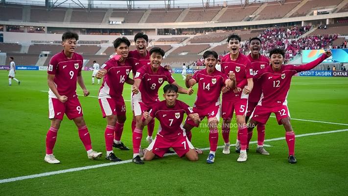 Foto: Timnas Indonesia U-17 sukses menaklukkan lawannya dengan skor tipis 2-1.(Foto:PSSI)