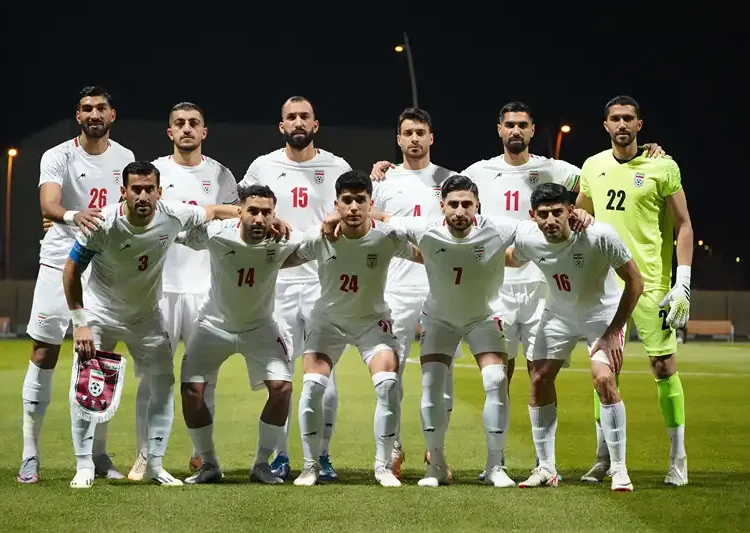 Foto: Timnas sepak bola Iran.(Foto: FFIRI)