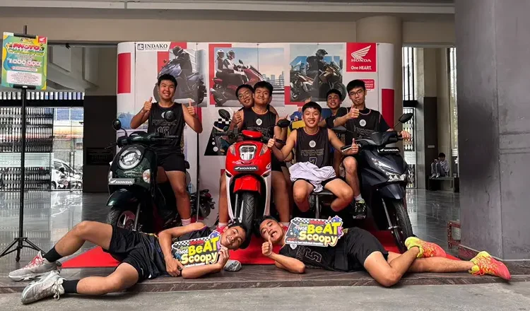 Foto: Exhibition Gen NGEBeAT Scoopy hadir selama rangkaian BASIC 2025 pada 11, 15, dan 19 Desember 2025 di Perguruan Buddhis Bodhicitta.(Ist)