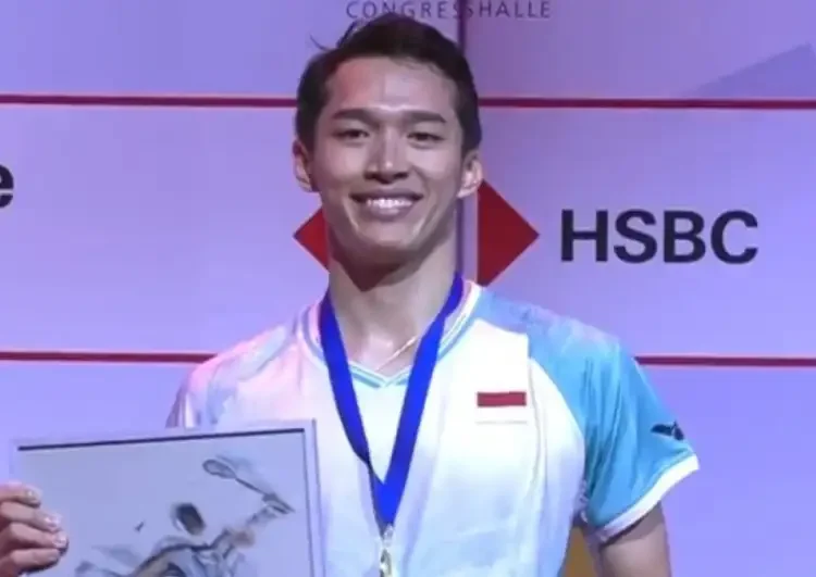 Foto: Pebulutangkis Indonesia ternama, Jonatan Christie.(istimewa)