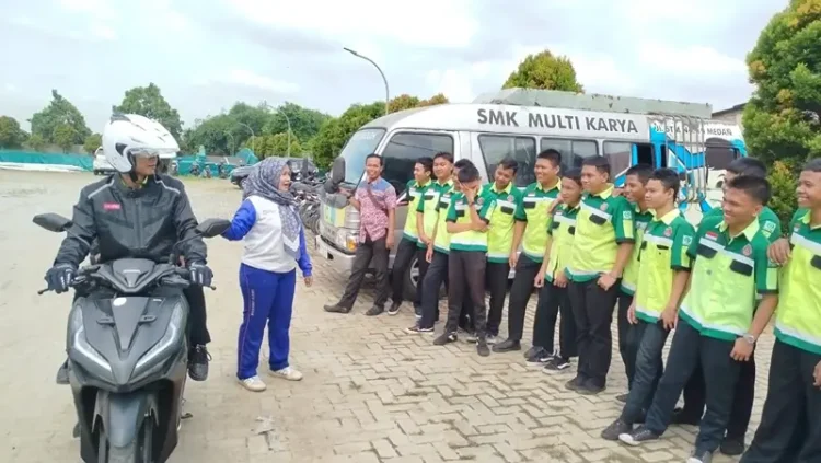 Foto: PT Indako Trading Coy secara konsisten menghadirkan edukasi keselamatan berkendara melalui berbagai pendekatan dan kolaborasi.(Ist)