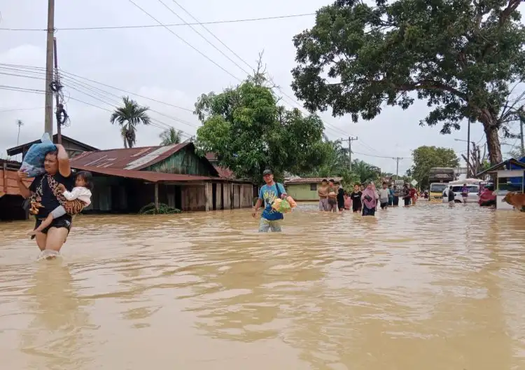 Foto: Selain kerugian material, musibah banjir mengakibatkan korban jiwa, dengan total 11 orang warga dinyatakan meninggal dunia.(Istimewa)
