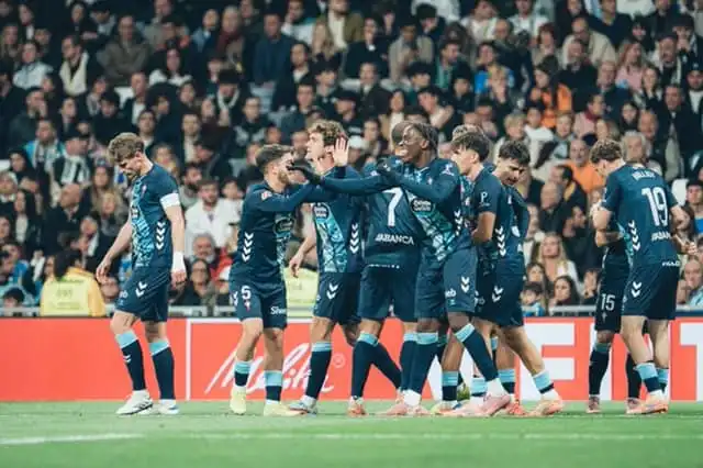 Foto: Real Madrid harus menelan kekalahan telak 0-2 dari tamunya, Celta Vigo.(Celta Vigo)