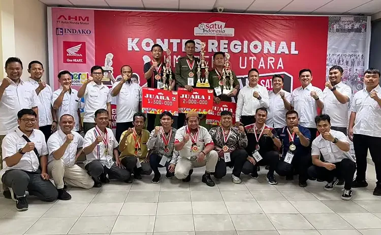 Foto: Sebanyak 10 guru dan 10 siswa dari berbagai SMK binaan Honda di Sumatera Utara tampil sebagai finalis dan mengikuti rangkaian ujian.(Ist)