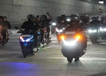 Foto: All New Honda Vario 125 Hadir di Sumut, Honda Bikers Meriahkan Keseruan Lewat Night Ride Vario 125 1