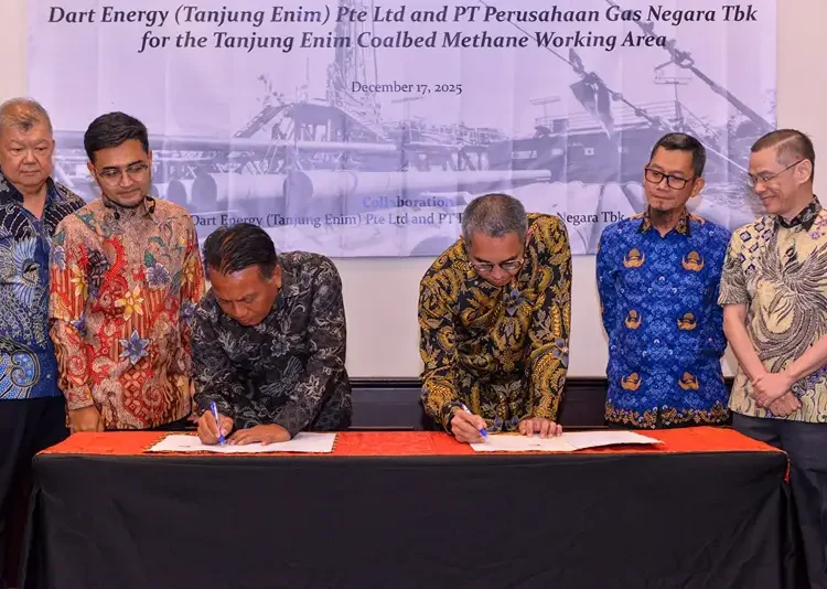 Foto: Prosesi penandatanganan Perjanjian Jual Beli Gas (PJBG) dilakukan pada Rabu (17/12/2025).(Dok:PGN)