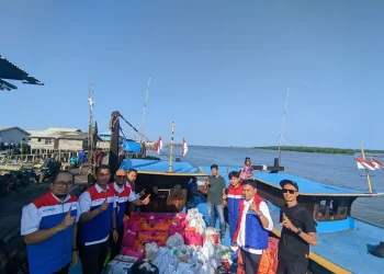 Foto: PGN Kirim Tim dan Bantuan Lewat Laut 2