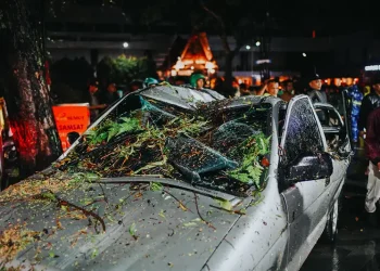 Foto: Hujan dan Angin Kencang Landa Medan, Rico Waas Pantau Titik Terdampak 8