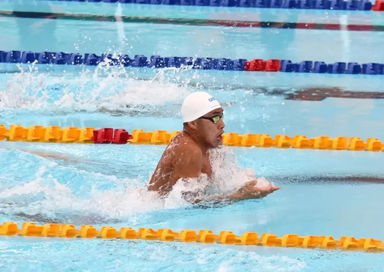 Foto: Tim renang Indonesia di SEA Games 2025 (NOC Indonesia)