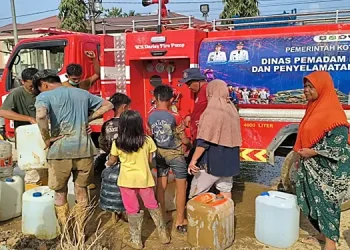 Foto: Damkarmat Medan Jalankan Misi Kemanusiaan di Aceh 5