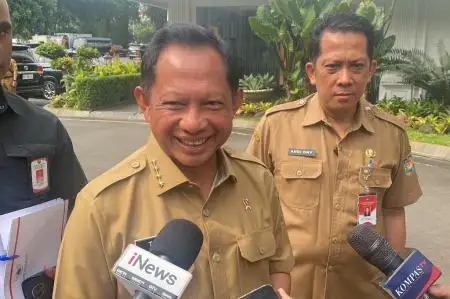 Foto: Mendagri Terima Kasih ke Swasta Bantu Bencana