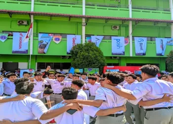 Sorak Pelajar Ahmad Yani Binjai Tutup Roadshow Terakhir Menuju Honda DBL 2026