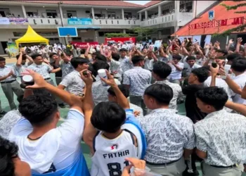 Semangat Pelajar Binjai Menggema di Roadshow Honda DBL 2026