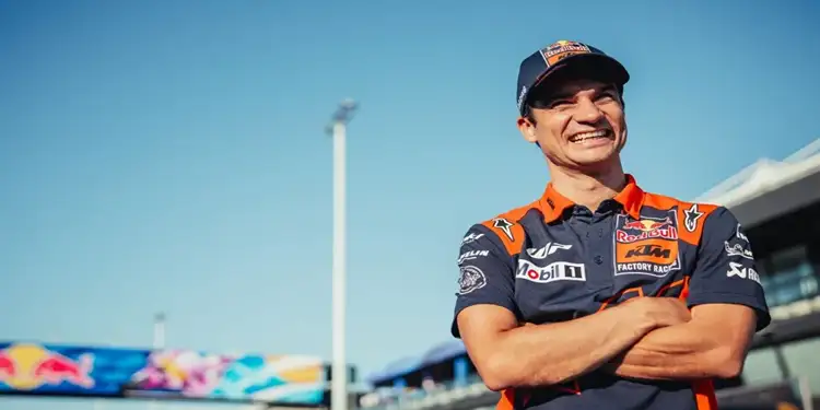 Foto: Pembalap penguji dan pengembangan Red Bull KTM Factory Racing, Dani Pedrosa.(Foto: MotoGP)